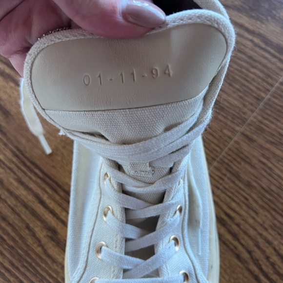 NEW Allsaints Dana Ghost High Top Sneaker - Picture 4 of 14